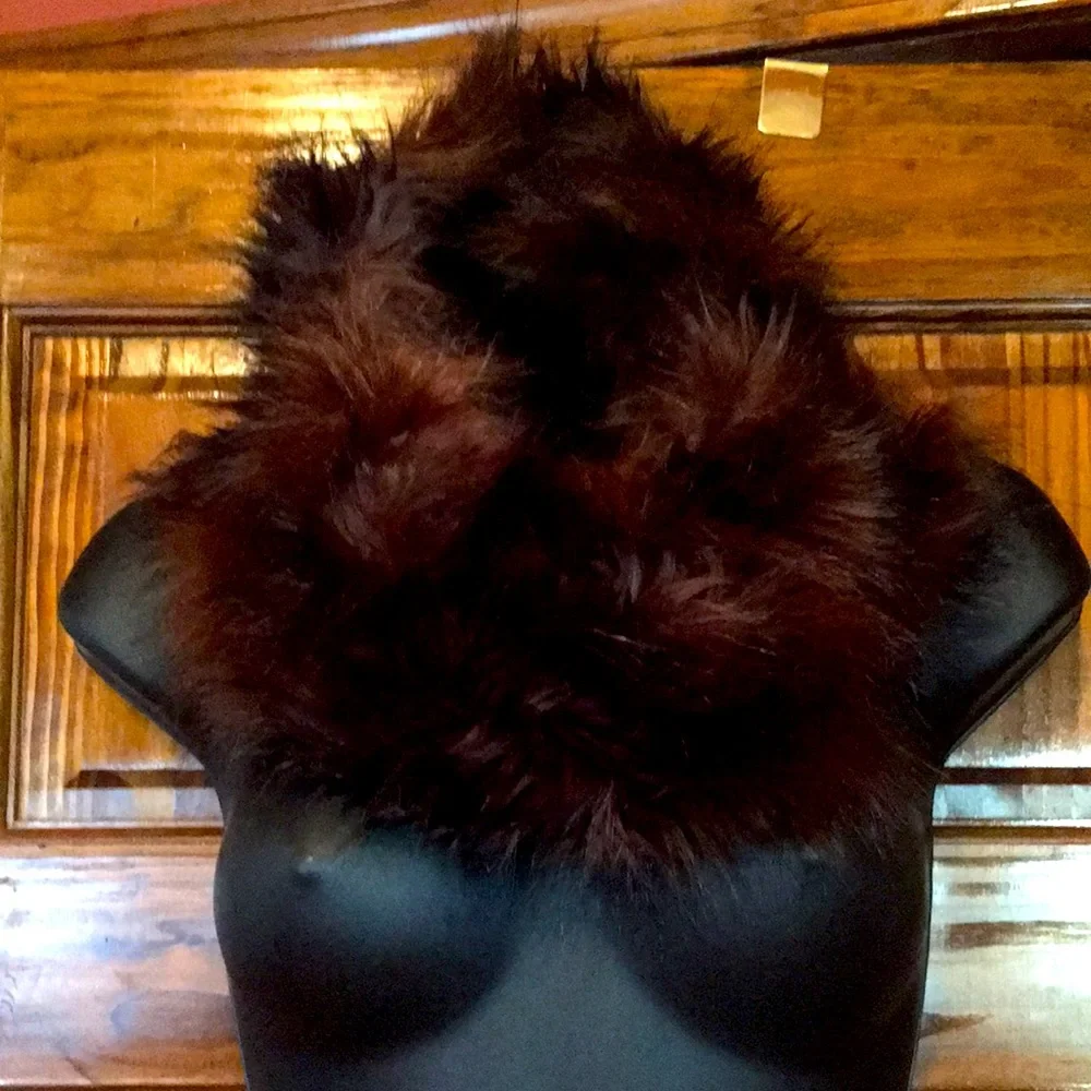 NWOT Faux Fur Infinity Scarf